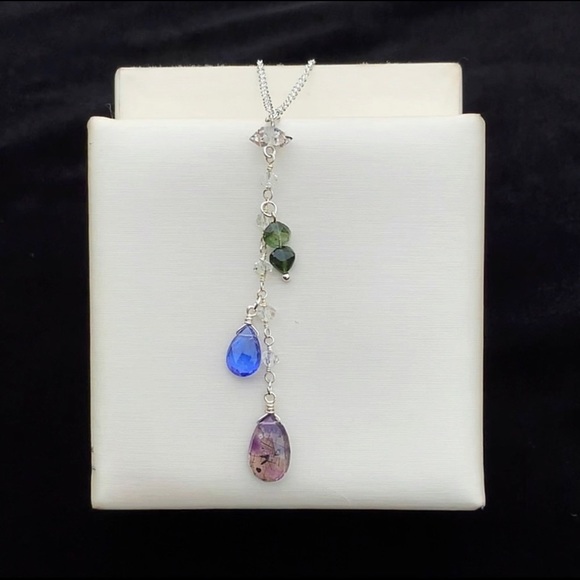 Hand Made Gemstone Cham Necklace - Picture 3 of 9